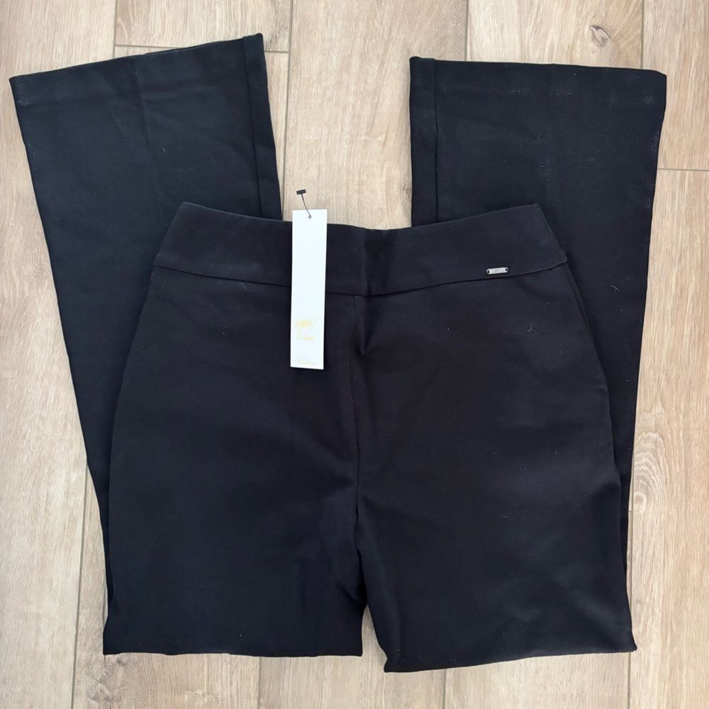 Up! Luxe Black Ponte Bootcut Pants Size 8 Made in Canada NWT - Picture 6 of 8